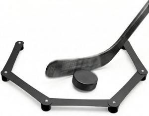 WIPHANY Hockey Stick Handling Training Aid Adjustable Hockey Stickhandling Trainer Suitable for On or Off Ice Portable Hockey Training Aid for Improving Puck Control Dangler