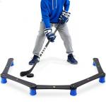Btlwpy Hockey Training Equipment,Hockey Gear,Hockey Stick Handling Trainer for Puck Control and Coordination Reaction,Portable Reaction Time 5-Section Training Tool