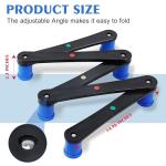 Btlwpy Hockey Training Equipment,Hockey Gear,Hockey Stick Handling Trainer for Puck Control and Coordination Reaction,Portable Reaction Time 5-Section Training Tool