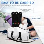 Btlwpy Hockey Training Equipment,Hockey Gear,Hockey Stick Handling Trainer for Puck Control and Coordination Reaction,Portable Reaction Time 5-Section Training Tool