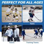 WIPHANY Hockey Stick Handling Training Aid Adjustable Hockey Stickhandling Trainer Suitable for On or Off Ice Portable Hockey Training Aid for Improving Puck Control Dangler