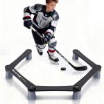 Baseng Hockey Stick Handling Trainer | Adjustable Hockey Training Equipment for Puck Control, Hand-Eye Coordination & Reaction Time | Portable On/Off Ice Trainer for All Ages, 5 Sections(Grey)