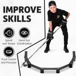 ACE HOCKEY Lightweight Stickhandling Training Aid - Snake 7, Equipment for Puck Control, Street Hockey Training, Reaction Time and Coordination, Durable, Portable and Adjustable