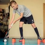 Field Hockey Star Skiller - Lightweight Stickhandling Training Aid, Equipment for Ball Control, Reaction Time & Coordination - Light, Portable & Adjustable Trainer