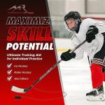 Mr. Assist LLC - Hockey Trainer, Professional Hockey Training Off Ice Tool, Solo Hockey Trainer for Ice Hockey, Floor Hockey, Roller Hockey, & Field Hockey, Portable with Sturdy Bungee Line, 1 Count