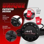 Mr. Assist LLC - Hockey Trainer, Professional Hockey Training Off Ice Tool, Solo Hockey Trainer for Ice Hockey, Floor Hockey, Roller Hockey, & Field Hockey, Portable with Sturdy Bungee Line, 1 Count