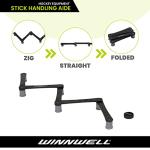 Winnwell Hockey Basic Stickhandling Aid - Stick Handling Trainer Suitable for On & Off Ice, Improve Puck Control & Coordination Passing Aide | Training Equipment Made for Kids & Adult Hockey Players