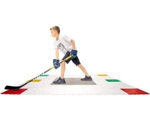 Hockey Revolution 360 Zone Professional Training Flooring Tile - Improve Stick-Handling and Moving, Speed on Ice, Exercise, Fitness - Indoor and Outdoor Practice Zone with Trainer App