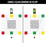 Hockey Revolution 360 Zone Professional Training Flooring Tile - Improve Stick-Handling and Moving, Speed on Ice, Exercise, Fitness - Indoor and Outdoor Practice Zone with Trainer App