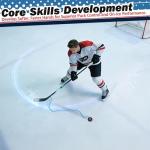 Hockey Trainer Off-Ice Training Tool, Professional Solo Hockey Stickhandling & Passing Trainer, Portable Hockey Rebounder with Sturdy Bungee Cord for Ice Hockey, Floor, Roller & Field Hockey Skills