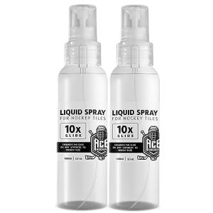 Ace Hockey Liquid Spray for Hockey Tiles - Increases Glide on Synthetic Ice Surfaces - for Shooting Pads, Slide Boards - Enhance Hockey Stickhandling, Shooting and Passing Practices (2-Pack)