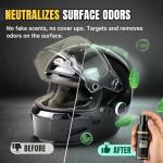 IASUS Z5 Helmet & Gear Deodorizer Spray - Unscented Surface Odor Spray for Motorcycle Helmet, Gloves, Shoes, Boxing, Football, Ski, Hockey & Gym Gear - 2oz Travel Size
