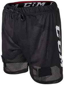 CCM Men's Loose Fit Hockey Jock Shorts - Black