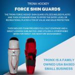 TronX Force Senior Ice Hockey Shin Guards 15