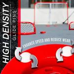 Franklin Sports NHL Street Roller Hockey Pucks - 6 Pack