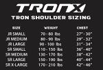 TronX Force Ice Hockey Shoulder Pads - Senior Large
