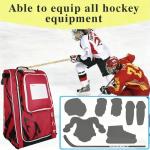 FOONPACK Youth Hockey Equipment Roller Bag with Wheels