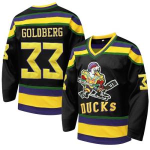 Mighty Ducks #33 Greg Goldberg Ice Hockey Jersey