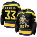 Mighty Ducks #33 Greg Goldberg Ice Hockey Jersey
