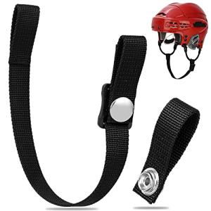 Ice Hockey Helmet Chin Strap Replacement Kit (Black)