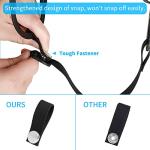 Ice Hockey Helmet Chin Strap Replacement Kit (Black)