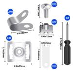 51 Pack Hockey Helmet Repair Kit with Tools