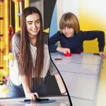 16-Piece Air Hockey Pucks and Paddles Set