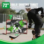 Hikeen Pro Hockey Goalie Shooting Target with Holes