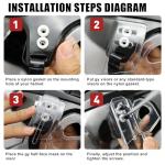 GY Hockey Lower Face Shield Cage for Adults