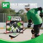 Hikeen Pro Goalie Shooting Target with 7 Holes