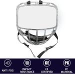 TronX S980 Junior Kids Hockey Clear Full Face Shield Visor Helmet Combo Certified Anti-Scratch/Anti-Fog