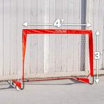 GoSports Hockey Street Set - Includes Pop-Up Goal and 2 Hockey Sticks with 2 Balls