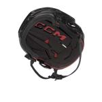 CCM Tacks 70 Senior Helmet Combo - Black