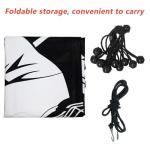 Doublehorse Ice Hockey Training Target: 54 x 44IN Durable Quick Setup PVC Goalie Shot Accuracy Equipment- for Indoor Outdoor Home Use Suit Youth & Players with 7 Holes - 1 Target