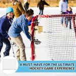 Seenelling 54" 72" Hockey Goal Replacement Net, Official Size Replacement Netting, Outdoor Street Hockey Goal Net, Durable Lightweight, Easy Attach Disassemble(72")