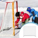 Seenelling 54" 72" Hockey Goal Replacement Net, Official Size Replacement Netting, Outdoor Street Hockey Goal Net, Durable Lightweight, Easy Attach Disassemble(72")