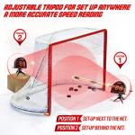 Hockey Gfits Training Equipment & Gear - Radar Speed Guns, Speed Sensor, Hands-Free | Ice Hockey Field Hockey Street Roller Hockey, Black