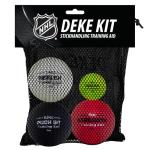 Franklin Sports NHL Hockey Stick Handling Balls - (4) Hockey Training Aids for Stick Handling + Hands Practice - On + Off Ice Equipment - Weighted + Mini Balls for Speed Training