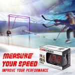 Hockey Radar Gifts Training Aids - Speed Guns Speed Sensor, Hands-Free Radar Guns | Ice Hockey Field Hockey Street Roller Hockey, High-Tech Gadget & Gear
