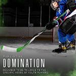 Franklin Sports Junior Ice Hockey Stick - Pursuit Right Handed-42 Inch Composite Shaft Youth - 20 Flex + Textured Grip