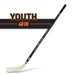 Franklin Sports NHL Power 1040 Youth Street Hockey Stick - 40 Inch - Left Hand - Kids Outdoor - Wood/Fiberglass Shaft