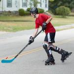 Franklin Sports NHL Power 1040 Youth Street Hockey Stick - 40 Inch - Left Hand - Kids Outdoor - Wood/Fiberglass Shaft