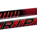 Franklin Sports Junior Ice Hockey Stick - Ripper Right Handed Ice Kids Hockey Stick - 55" Inch Junior Composite Shaft for Youth Players - 50 Flex + Textured Grip - Righty