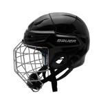 Bauer Re-Akt 55 Helmet Combo with Facemask, Black