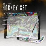 Franklin Sports NHL Kids Mini Hockey Set - Includes (1) Knee Hockey Goal, (2) Mini Sticks + (2) Foam Balls - Indoor Toy Youth Goal + Sticks Set - Graffiti