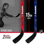 Franklin Sports NHL Flex Play Hockey Sticks and Ball Set - 2 Players