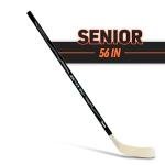 Franklin Sports NHL Power 1040 Senior Street Hockey Stick - 56 Inch - Right Hand - Kids Outdoor - Wood/Fiberglass Shaft