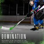 Franklin Sports Junior Ice Hockey Stick - Pursuit Left Handed Ice Kids Hockey Stick - 42" Inch Junior Composite Shaft for Youth Players - 20 Flex + Textured Grip - Lefty