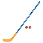 Franklin Sports NHL Kids Street Hockey Stick + Balls Set - Youth 40" Street Hockey Stick + (2) Outdoor Roller Hockey Balls - Kids Junior Hockey Starter Set