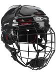 CCM Tacks 70 Senior Hockey Helmet Combo, Black